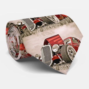 Roter klassischer Oldtimer-Schlips Krawatte