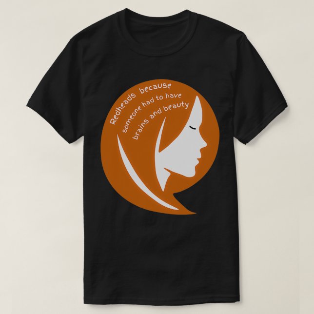 Roter Kopf Schwester Roter Kopf Ehefrau Rotkopf Ro T-Shirt (Design vorne)