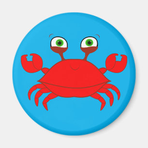 Roter Krabben-Magnet Magnet