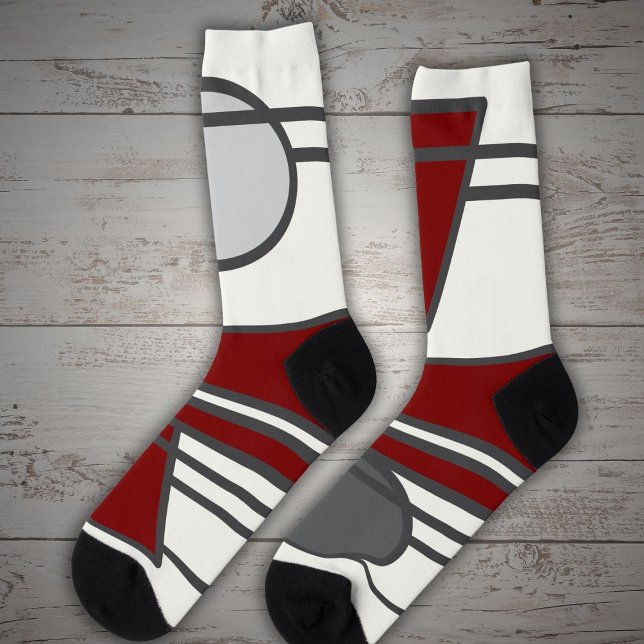 Roter Kreis, Dreieck und zwei Blöcke Socken (Von Creator hochgeladen)