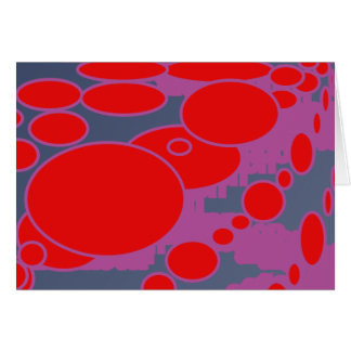 Roter Kreis und dunkelblaue lila abstrakte Kunst