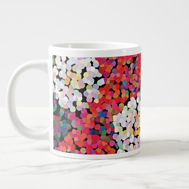 Roter Kristall Blütenblüten Jumbo-Tasse (Links)