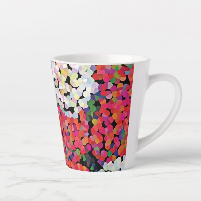 Roter Kristall Blütenblüten Milchtasse (Rechts)