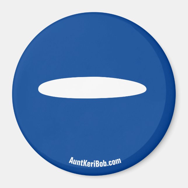 Roter Kühlschrank Magnet (Vorne)