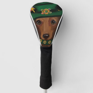Roter Langhaar-Dachshund Golf Headcover