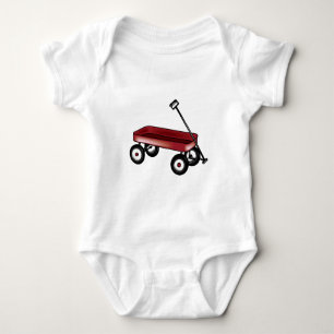 Roter Lastwagen Baby Strampler