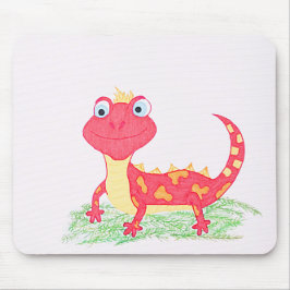 Roter Leguan Mousepad