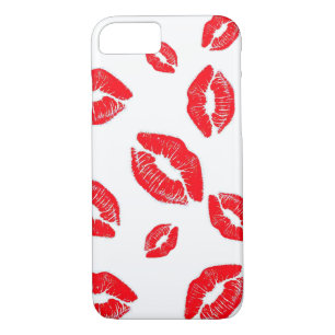Roter Lippenkuß Case-Mate iPhone Hülle