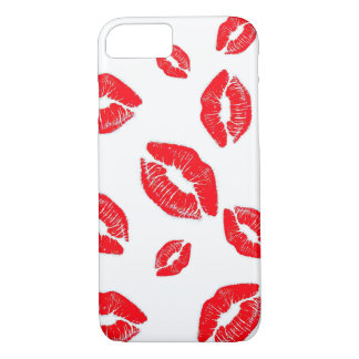 Roter Lippenkuß Case-Mate iPhone Hülle