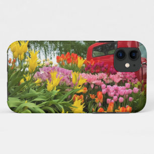 Roter Lkw mit Tulips, Oregon Case-Mate iPhone Hülle