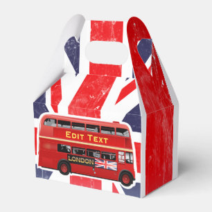Roter London-Bus themenorientiert Geschenkschachtel