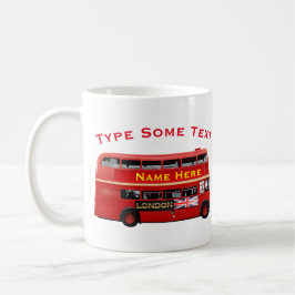 Roter London-Bus themenorientiert Kaffeetasse
