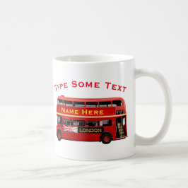 Roter London-Bus themenorientiert Kaffeetasse
