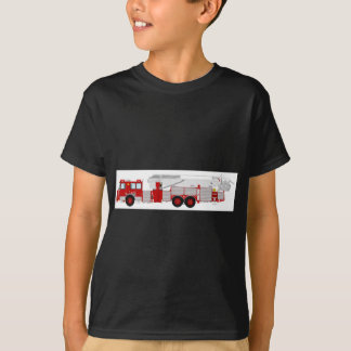 Roter Luftbereich-kundenspezifischer T-Shirt