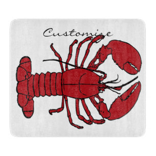 Roter Maine-Hummer Thunder_Cove Schneidebrett