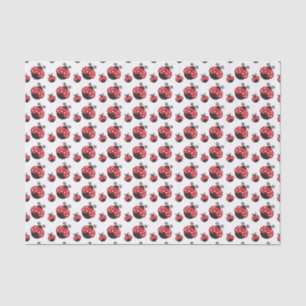 Roter Marienkäfer Seidenpapier