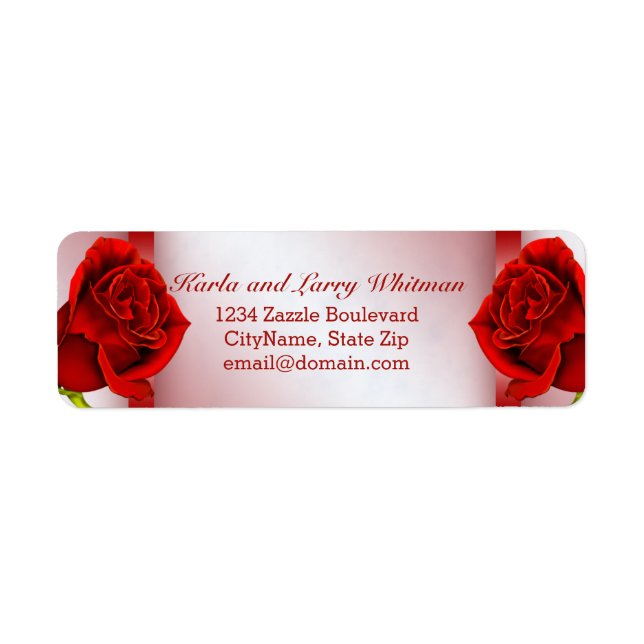 Roter Marmor und Rose (Vorne)