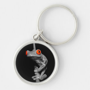 Roter Mit Augen Baumfrosch Schlüsselanhänger