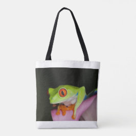 Roter mit Augen Baumfrosch Tasche