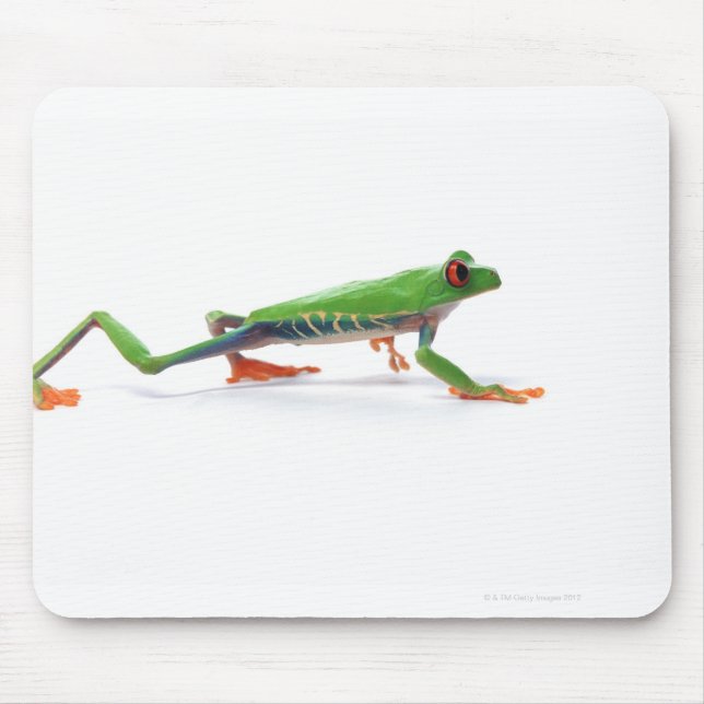 Roter mit Augen Frosch Mousepad (Vorne)