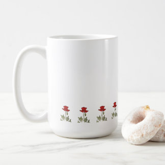 Roter Mohn Kaffeetasse