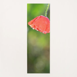 Roter Mohn und blauer Mohn Yogamatte