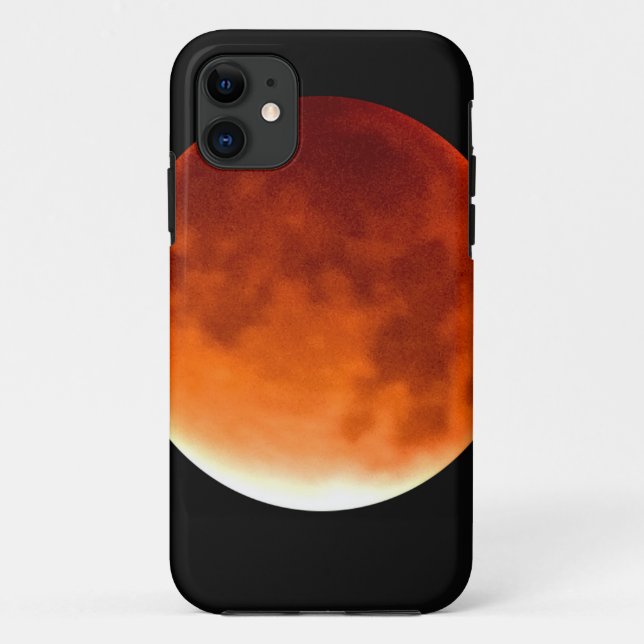 Roter Mond steigt auf Case-Mate iPhone Hülle (Rückseite)