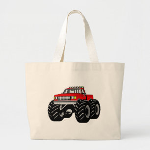 ROTER MONSTER-LKW JUMBO STOFFBEUTEL