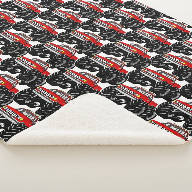 Roter Monster-LKW Sherpadecke (3/4)