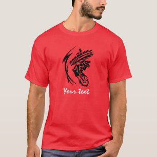 Roter Motocross T-Shirt