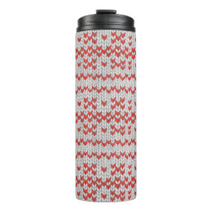 ROTER NORDISCHER STRICK Thermal Tumbler Thermosbecher