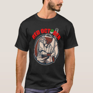 Roter Oktober Philadelphia Baseball T-Shirt