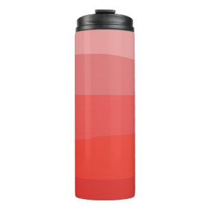 Roter Ombre Tumbler Thermosbecher