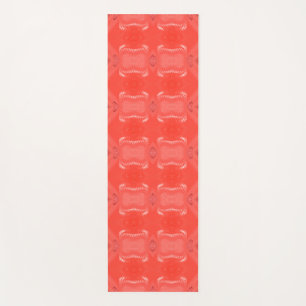 Roter Orange Nahtlose Muster warme Farben Yogamatte