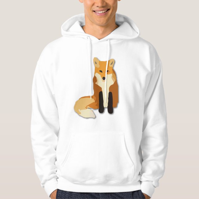 Roter OrangeFox Hoodie (Vorderseite)