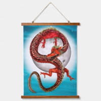 Roter Ostdrache - Mythische Fantasiewesen