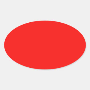Roter Oval Sticker