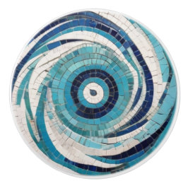 Roter Ozean Augen Imitate Mosaik Keramikknauf