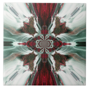 Roter Ozean Kaskade Tile Fliese