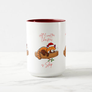 Roter Panda: Alles, was ich zu Weihnachten wollte, Tasse