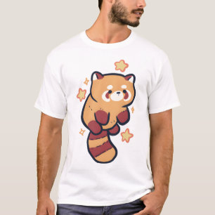 Roter Panda � Art Süße Tier T-Shirt