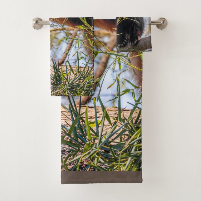 Roter Panda Badhandtuch Set (Insitu)