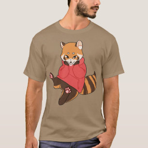 roter Panda-Bär T-Shirt
