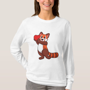 Roter Panda bei Love with Heart.PNG T-Shirt