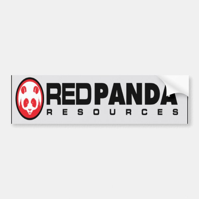 Roter Panda-Betriebsmittel Autoaufkleber (Vorne)