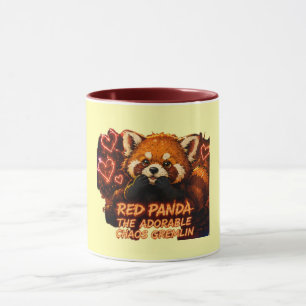 Roter Panda Bezaubernder Chaos Becher Tasse