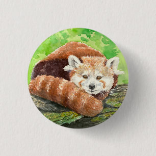 Roter Panda Button