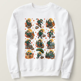Roter Panda Chill Mode Abenteuer Sweatshirt