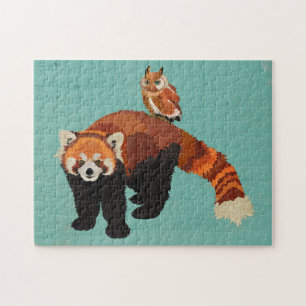Roter Panda & Eulen-Rätsel