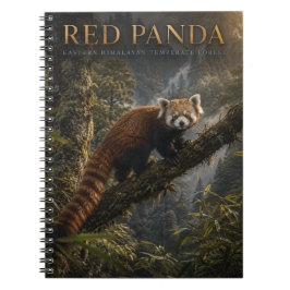 Roter Panda Himalaja-Wald TIERE Notizblock